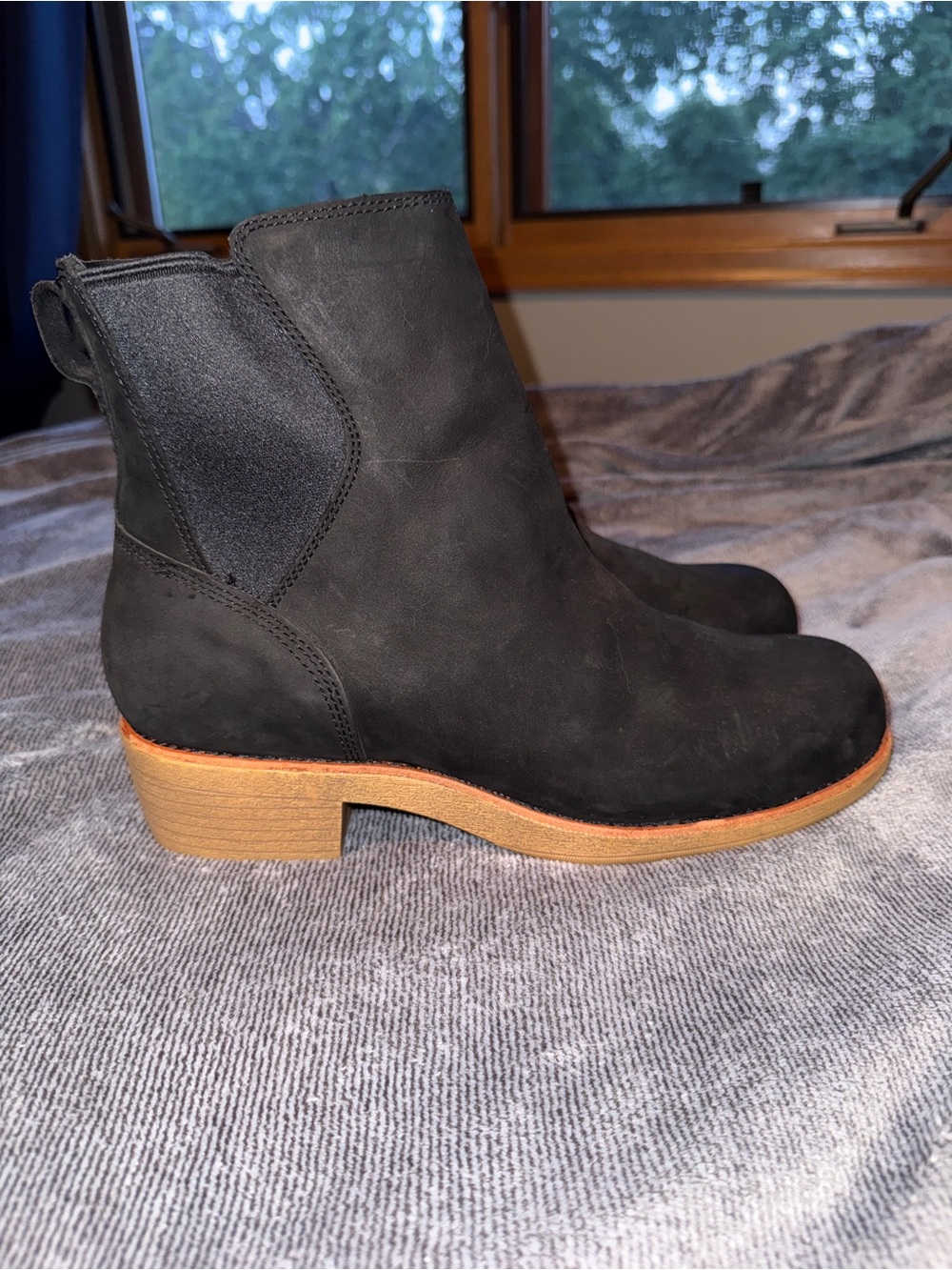 Red Wing Worx Black Size 11 Women’s Chelsea Steel Toe Boots - Picture 4 of 6